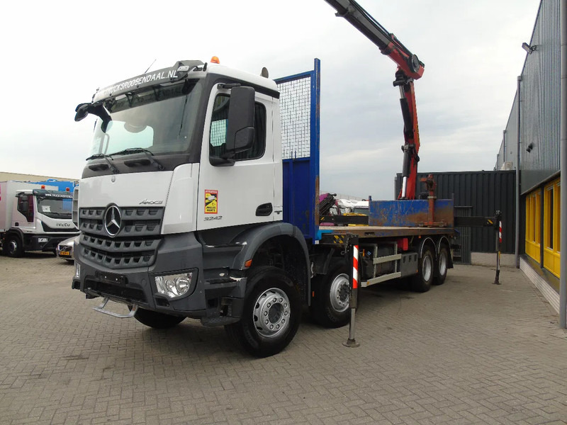 Mercedes-Benz Arocs 3242 + PALFINGER 33002EH 7x EXTENTION + 8X4 + EURO 6 + REMOTE - Автоманипулятор: фото 5 Mercedes-Benz Arocs 3242 + PALFINGER 33002EH 7x EXTENTION + 8X4 + EURO 6 + REMOTE - Автоманипулятор: фото 5