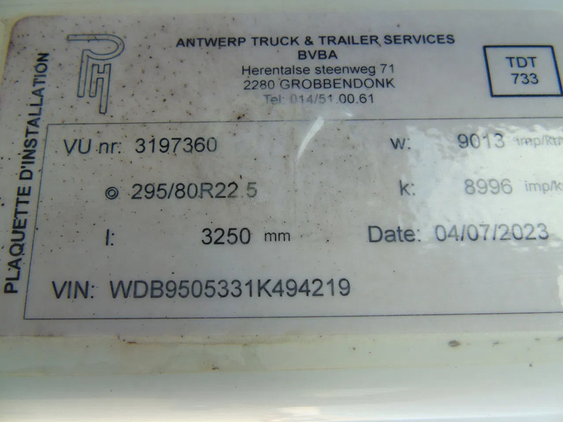 Ассенизатор Mercedes-Benz Atego 1923 + 8.800 liter INOX + complete pump/tipper/functional + EURO 2: фото 18 Ассенизатор Mercedes-Benz Atego 1923 + 8.800 liter INOX + complete pump/tipper/functional + EURO 2: фото 18