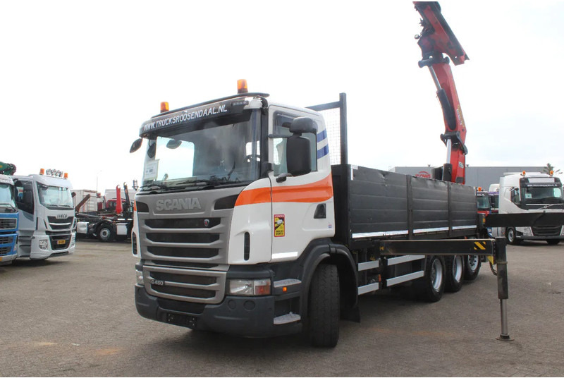 Scania G 480 + PALFINGER 500002EH 6x / JIB 3x + 8x4 STEERING + REMOTE - Автоманипулятор: фото 3 Scania G 480 + PALFINGER 500002EH 6x / JIB 3x + 8x4 STEERING + REMOTE - Автоманипулятор: фото 3