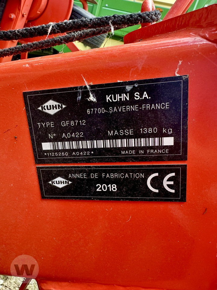 Kuhn GF 8712 - Сеноворошилка: фото 2 Kuhn GF 8712 - Сеноворошилка: фото 2