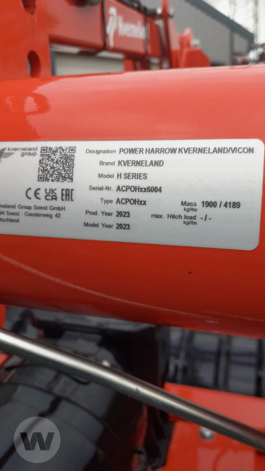Kverneland H-Serie - Активная борона: фото 2 Kverneland H-Serie - Активная борона: фото 2