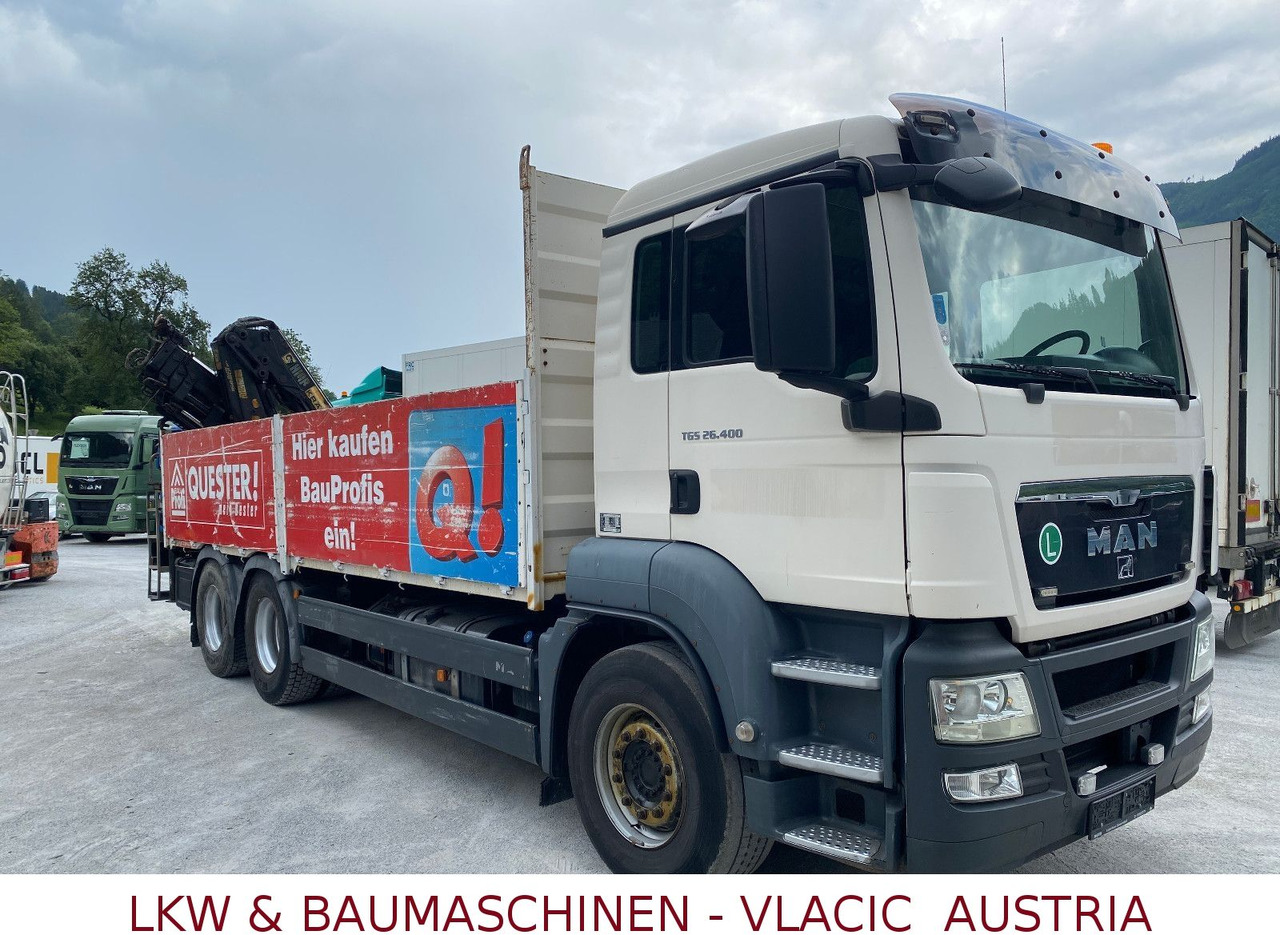 MAN TGS 26.400 6x4 mit Kran HIAB 166 - Грузовик бортовой/ Платформа, Автоманипулятор: фото 2 MAN TGS 26.400 6x4 mit Kran HIAB 166 - Грузовик бортовой/ Платформа, Автоманипулятор: фото 2