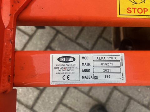 ORTOLAN ALFA 170 harrow (12333) - Техника для обработки почвы: фото 2 ORTOLAN ALFA 170 harrow (12333) - Техника для обработки почвы: фото 2