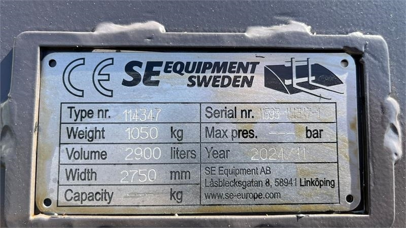 SE AB 2,9m3 skovl med Volvo beslag på. Den er 2.75 - Ковш для Строительной техники: фото 3 SE AB 2,9m3 skovl med Volvo beslag på. Den er 2.75 - Ковш для Строительной техники: фото 3