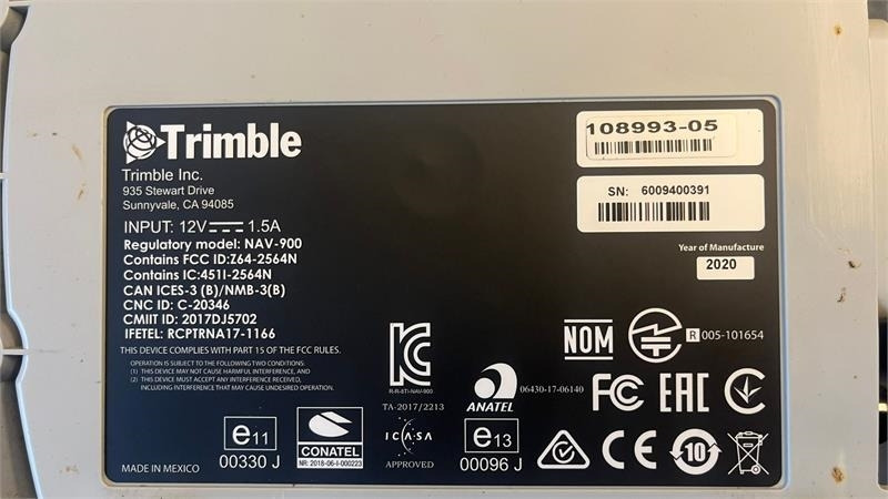 Trimble GFX 750 skærm og Nav 900 antenne - Сельскохозяйственная техника: фото 5 Trimble GFX 750 skærm og Nav 900 antenne - Сельскохозяйственная техника: фото 5