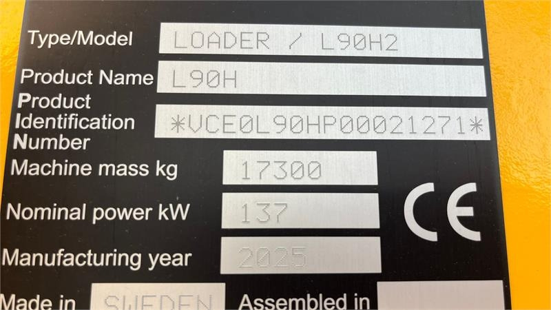 Volvo L90H H2 AGRICULTURE Dansk-maskine, Co-Pilot, LANG- - Колёсный погрузчик: фото 2 Volvo L90H H2 AGRICULTURE Dansk-maskine, Co-Pilot, LANG- - Колёсный погрузчик: фото 2