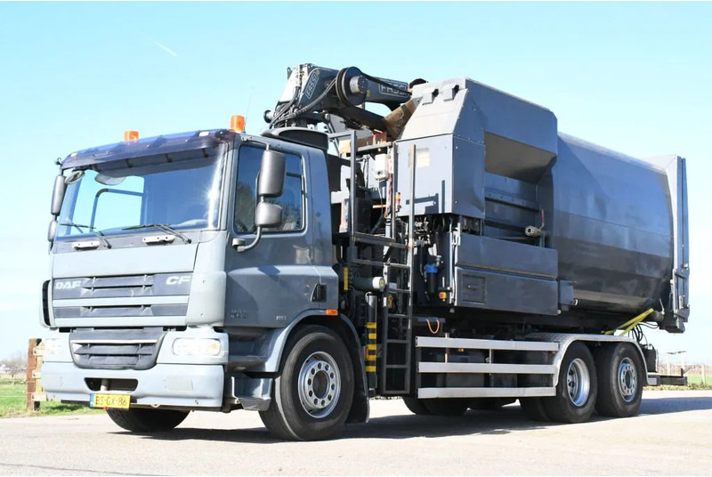 Крюковой мультилифт, Автоманипулятор DAF CF75/310 FAN !!KRAAN/HAAK!!PERSCONTAINER!!HIGH PRESURRE CLEANING!!HOGEDRUK REINIGING!!HOCH DRUCK WASHEN SYSTEM!!REINIGING!GEJO B: фото 16