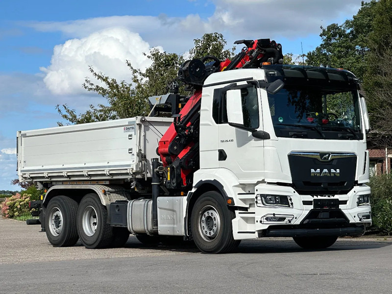 MAN TGS 26.430 2022!EURO6!! 6x2!! PALFINGER 23tm+JIB+LIER/WINCH!!DREISEITEN KIPPER/BORDMATIC!!9tkm - Самосвал, Автоманипулятор: фото 2 MAN TGS 26.430 2022!EURO6!! 6x2!! PALFINGER 23tm+JIB+LIER/WINCH!!DREISEITEN KIPPER/BORDMATIC!!9tkm - Самосвал, Автоманипулятор: фото 2
