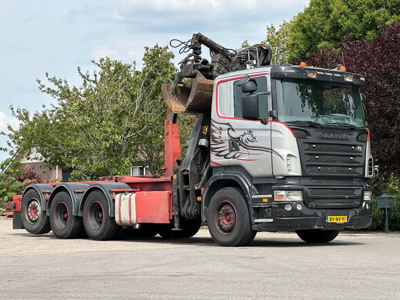 Scania R420 8x4 TRIPLE!!Z-KRAAN/HAAK!! MANUELL!!!SCHROTT/METALL!! - Крюковой мультилифт, Автоманипулятор: фото 2 Scania R420 8x4 TRIPLE!!Z-KRAAN/HAAK!! MANUELL!!!SCHROTT/METALL!! - Крюковой мультилифт, Автоманипулятор: фото 2