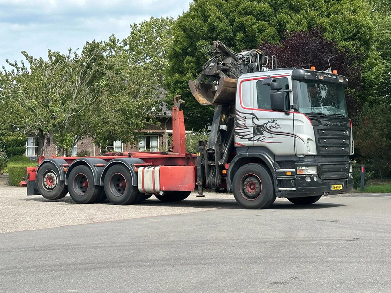 Scania R420 8x4 TRIPLE!!Z-KRAAN/HAAK!! MANUELL!!!SCHROTT/METALL!! - Крюковой мультилифт, Автоманипулятор: фото 4 Scania R420 8x4 TRIPLE!!Z-KRAAN/HAAK!! MANUELL!!!SCHROTT/METALL!! - Крюковой мультилифт, Автоманипулятор: фото 4