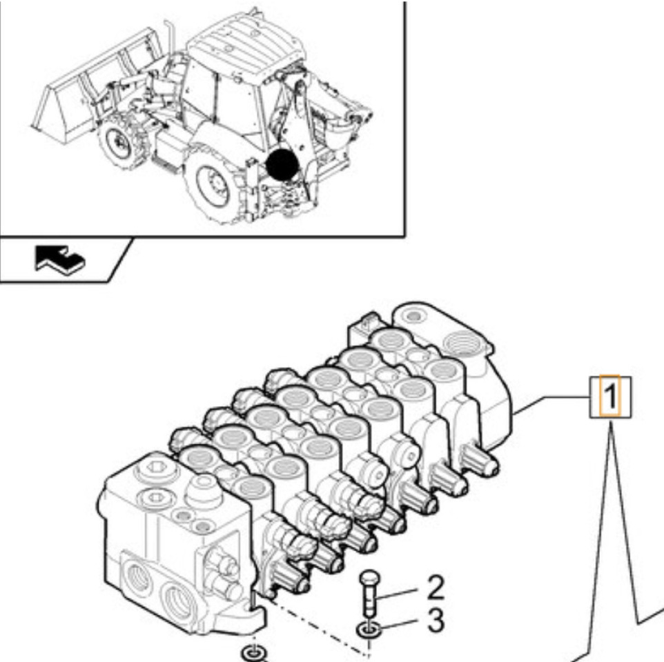 Case 84222517 - 47377730 - Гидравлический клапан для Строительной техники: фото 2 Case 84222517 - 47377730 - Гидравлический клапан для Строительной техники: фото 2