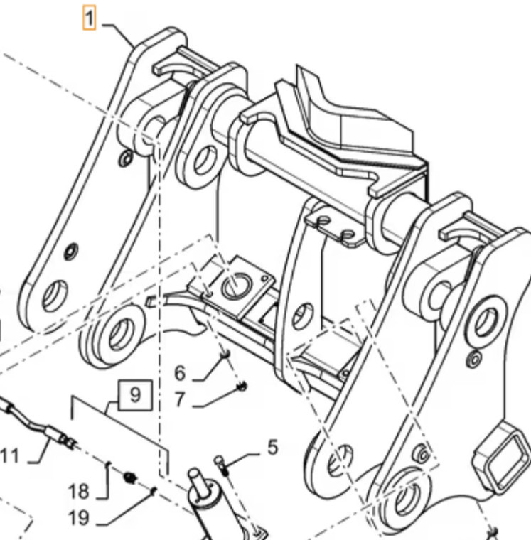 Case 84494323 - Сцепное устройство для Строительной техники: фото 1 Case 84494323 - Сцепное устройство для Строительной техники: фото 1
