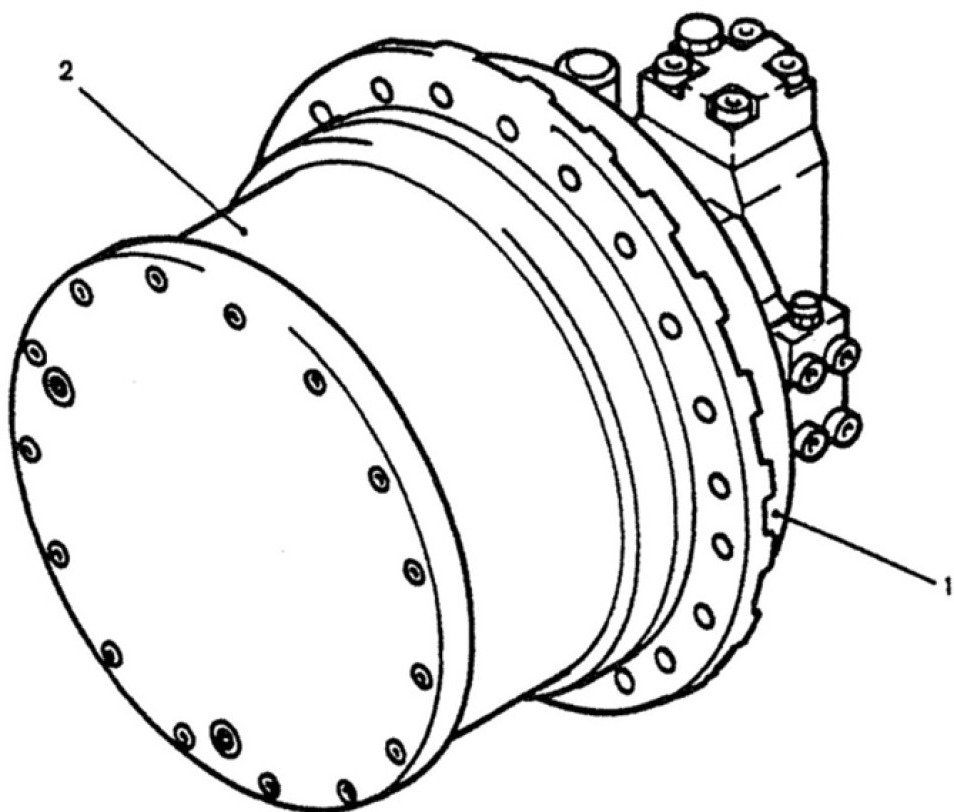 Kobelco YN53D00001F2 - Бортовой редуктор для Строительной техники: фото 1 Kobelco YN53D00001F2 - Бортовой редуктор для Строительной техники: фото 1