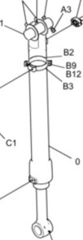 New Holland YN01V00153F2 - YN01V00153F1 - Гидравлический цилиндр для Строительной техники: фото 2 New Holland YN01V00153F2 - YN01V00153F1 - Гидравлический цилиндр для Строительной техники: фото 2