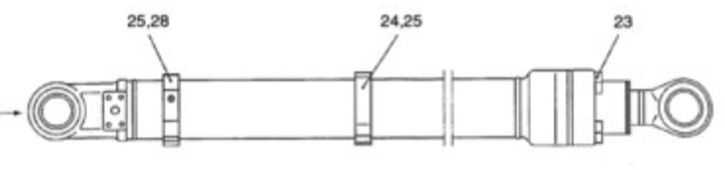 New Holland YX01V00005F7 - 72953773 - Гидравлический цилиндр для Строительной техники: фото 2 New Holland YX01V00005F7 - 72953773 - Гидравлический цилиндр для Строительной техники: фото 2