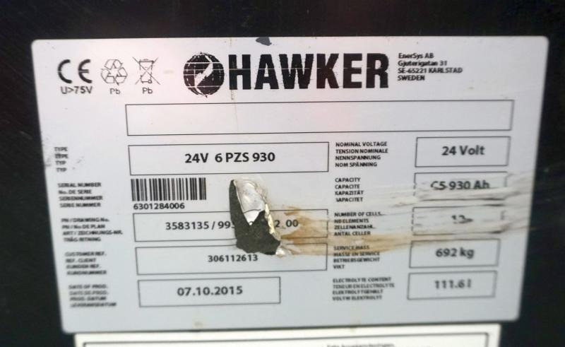 HAWKER 24 Volt 6 PzS 930 Ah - Аккумулятор: фото 4 HAWKER 24 Volt 6 PzS 930 Ah - Аккумулятор: фото 4