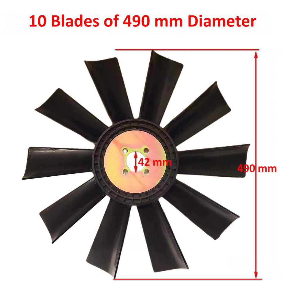 Новый Вентилятор для Колёсных погрузчиков Qingdao Promising Engine Cooling Fan Blade for China Loader: фото 6