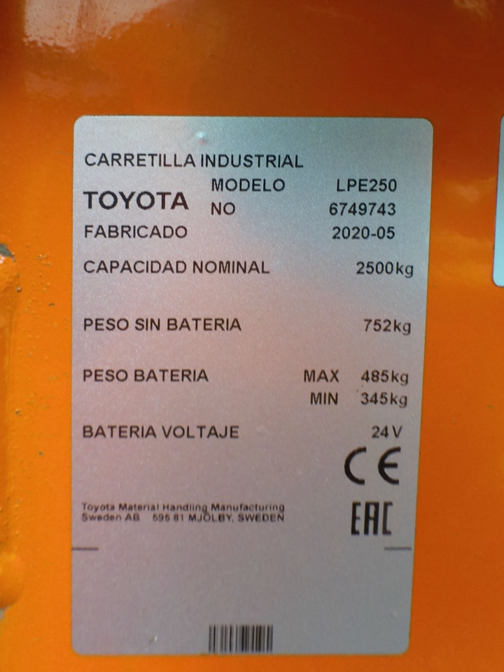 Тележка BT LPE 250 2350x550mm: фото 7