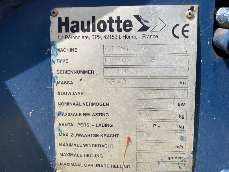 Haulotte H 15 SX - Ножничный подъемник: фото 3 Haulotte H 15 SX - Ножничный подъемник: фото 3