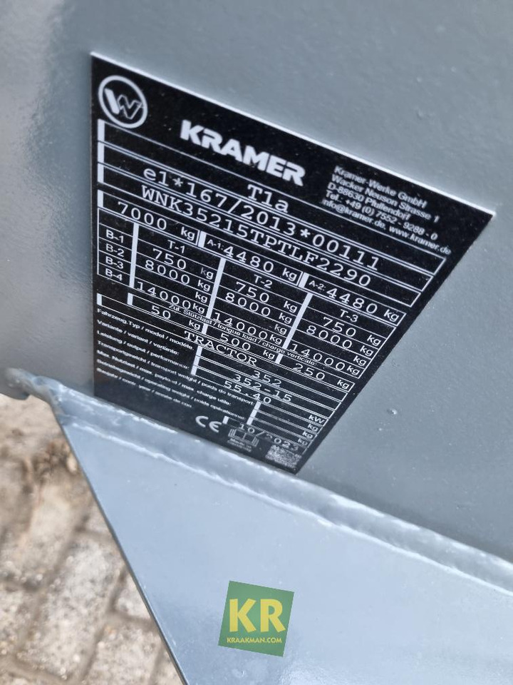 KL35.8T Kramer - Телескопический фронтальный погрузчик: фото 3 KL35.8T Kramer - Телескопический фронтальный погрузчик: фото 3