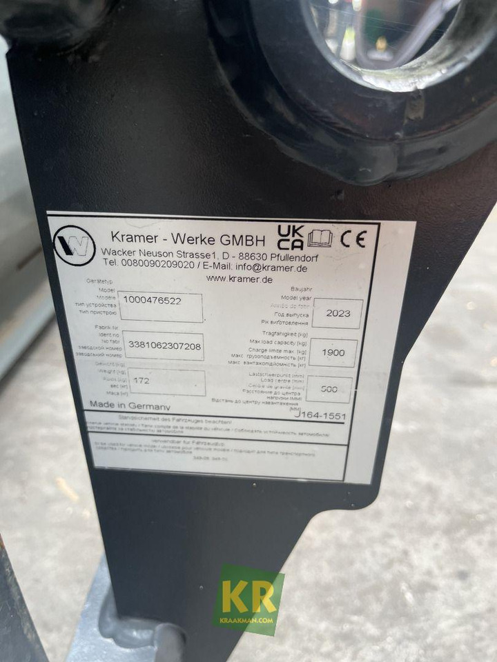 Kramer Voorzetstukken - Ковш для погрузчика: фото 3 Kramer Voorzetstukken - Ковш для погрузчика: фото 3