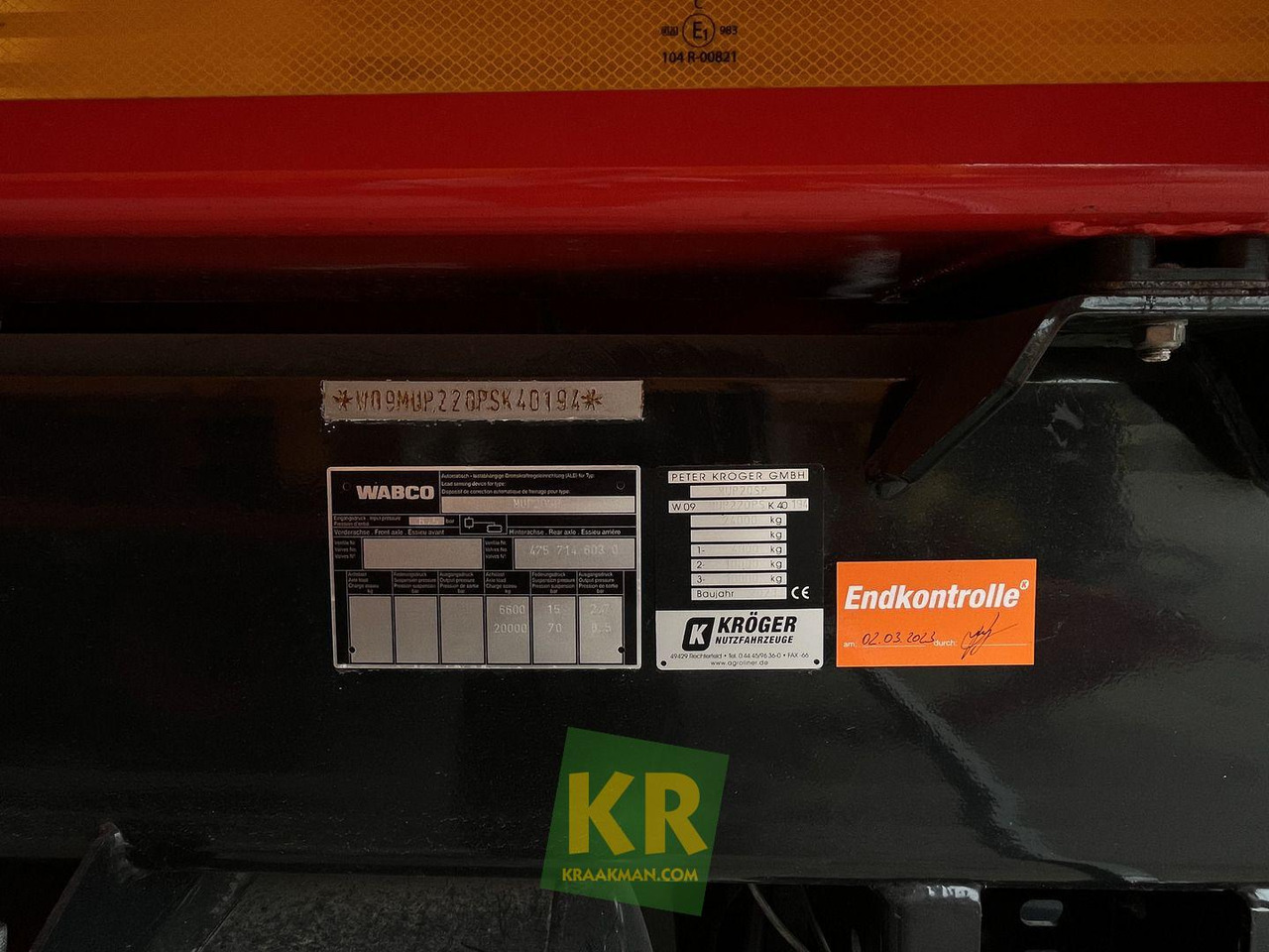 Kröger Overig - Сельскохозяйственный прицеп-самосвал: фото 5 Kröger Overig - Сельскохозяйственный прицеп-самосвал: фото 5