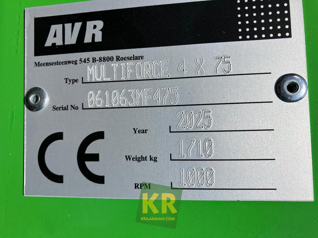 MultiForce AVR - Культиватор: фото 1 MultiForce AVR - Культиватор: фото 1