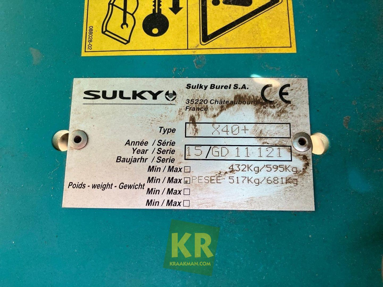 Sulky X40 Kunstmeststrooier - Разбрасыватель удобрений: фото 5 Sulky X40 Kunstmeststrooier - Разбрасыватель удобрений: фото 5