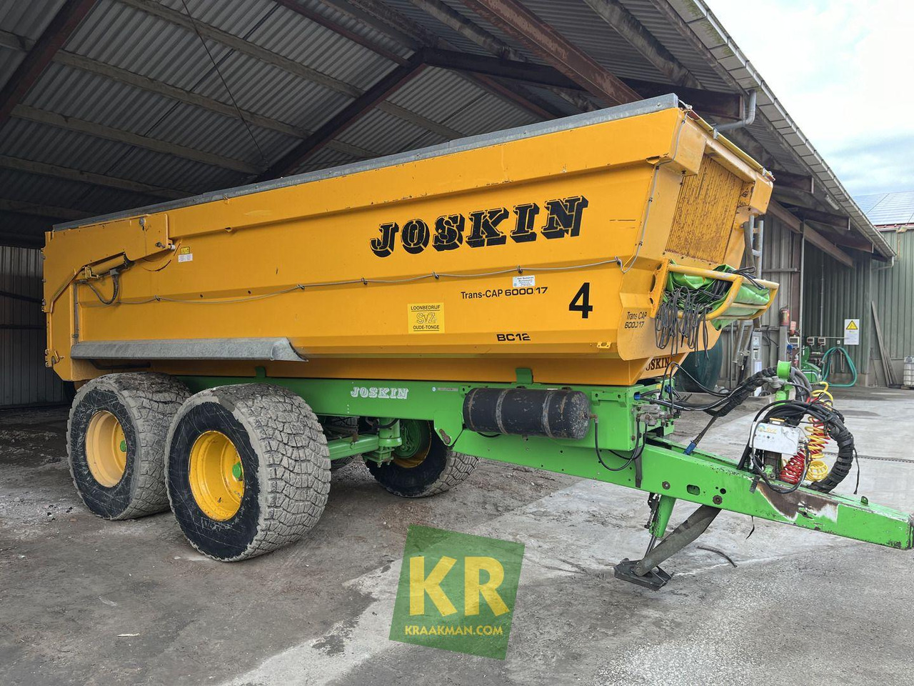 Trans-Cap 6000/17 Joskin - Сельскохозяйственный прицеп-самосвал: фото 1 Trans-Cap 6000/17 Joskin - Сельскохозяйственный прицеп-самосвал: фото 1