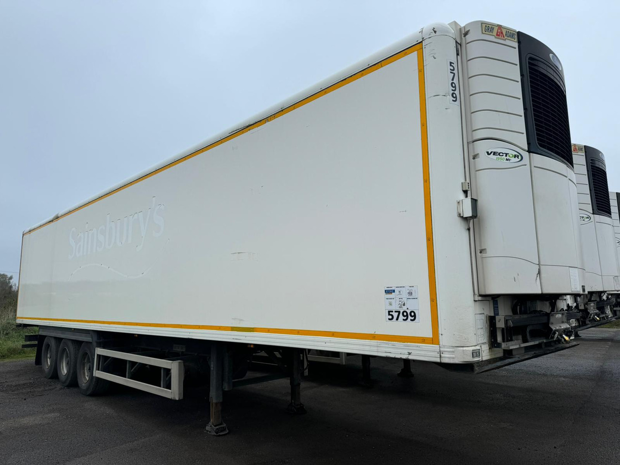 2015 Gray and Adams 13.6m Fridge Trailer - Полуприцеп-рефрижератор: фото 2 2015 Gray and Adams 13.6m Fridge Trailer - Полуприцеп-рефрижератор: фото 2