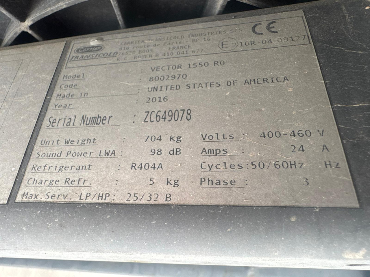 Gray and Adams 2017 Vector 1550 – 201786 - Полуприцеп-рефрижератор: фото 4 Gray and Adams 2017 Vector 1550 – 201786 - Полуприцеп-рефрижератор: фото 4