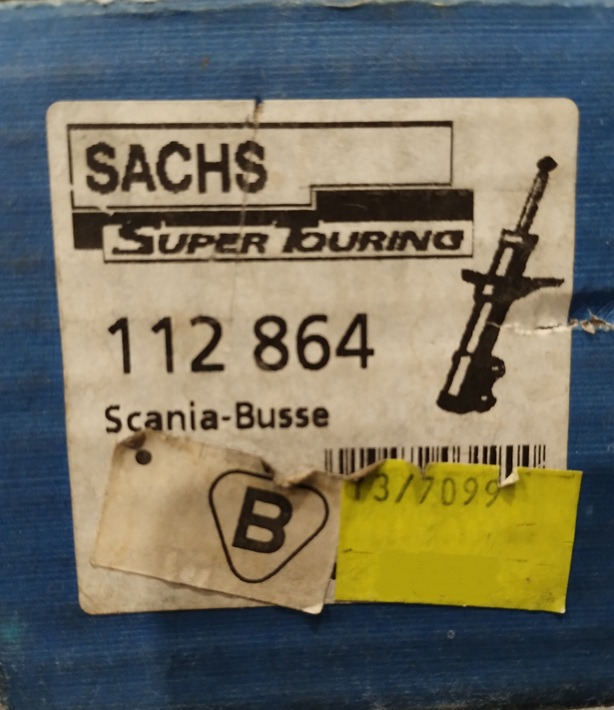AMORTYZATOR TYLNI SCANIA 3 93 113 112864 SACHS - Амортизатор: фото 2 AMORTYZATOR TYLNI SCANIA 3 93 113 112864 SACHS - Амортизатор: фото 2