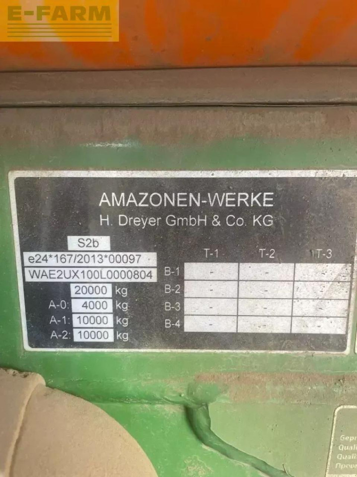 Amazone ux 11201 super (36m) - Прицепной опрыскиватель: фото 5 Amazone ux 11201 super (36m) - Прицепной опрыскиватель: фото 5