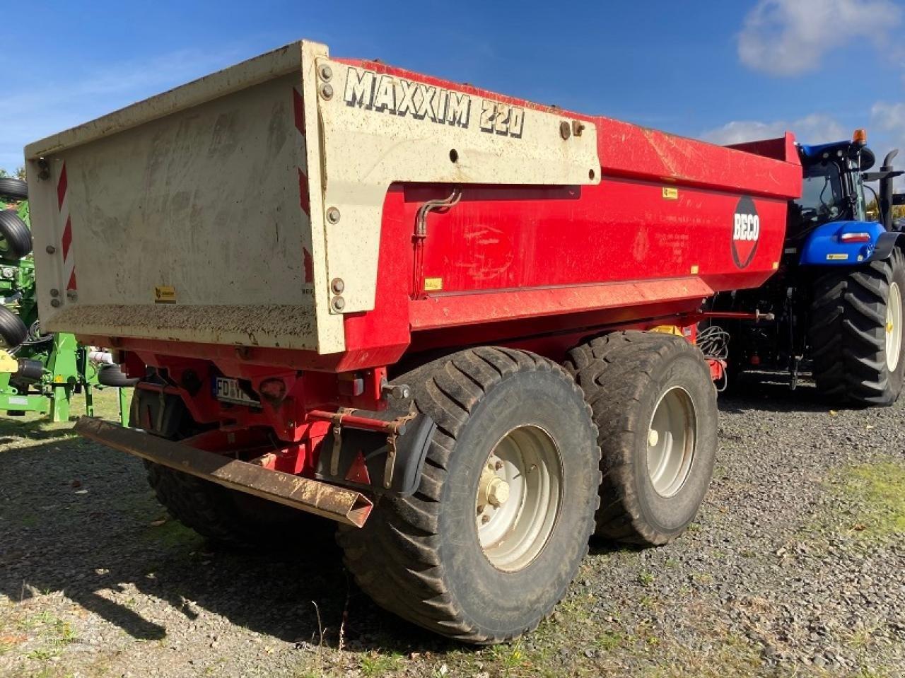 Beco maxxim 220 - Сельскохозяйственный прицеп-самосвал: фото 3 Beco maxxim 220 - Сельскохозяйственный прицеп-самосвал: фото 3