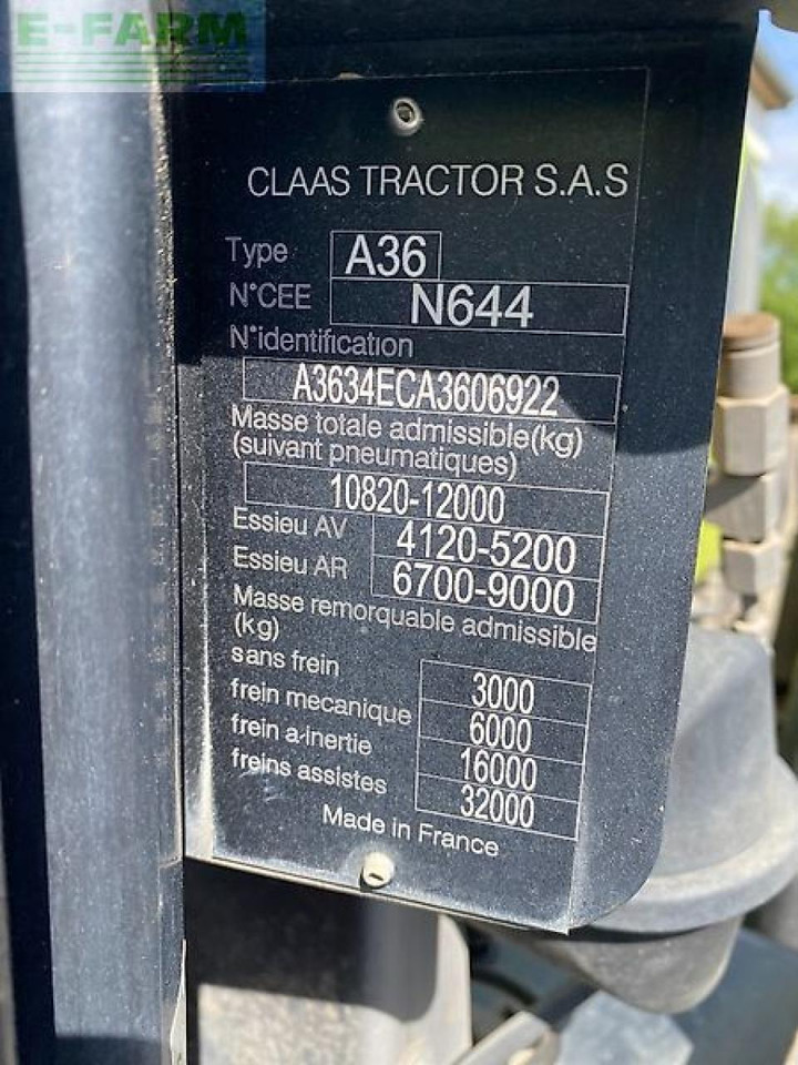 CLAAS arion 650 cis HEXASHIFT CIS - Трактор: фото 2 CLAAS arion 650 cis HEXASHIFT CIS - Трактор: фото 2