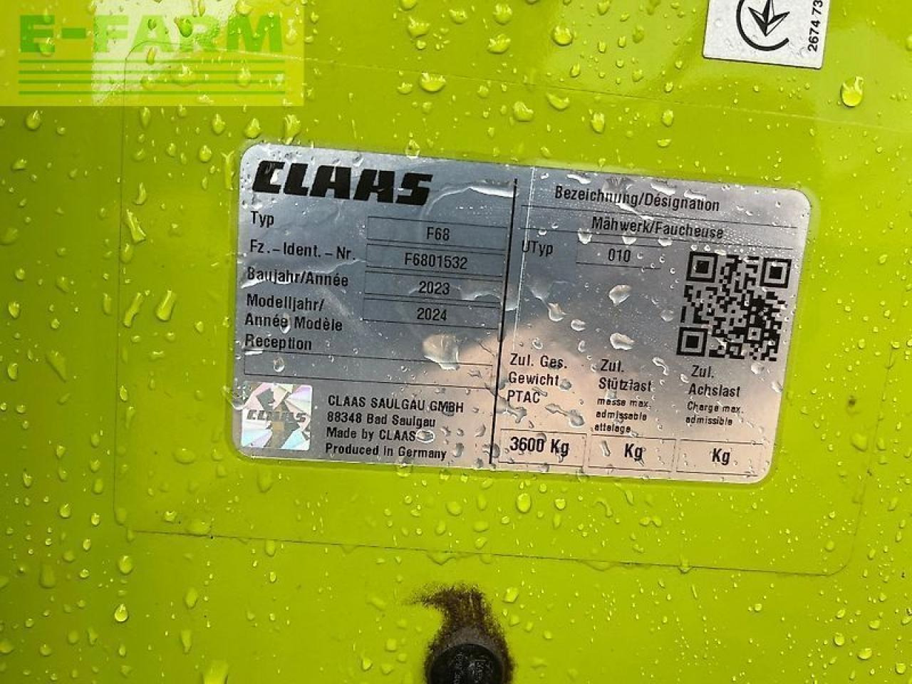 Косилка CLAAS disco 3200 fc + 1100 c: фото 18 Косилка CLAAS disco 3200 fc + 1100 c: фото 18