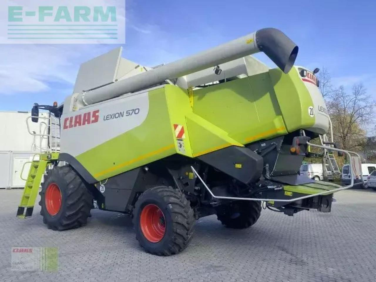 CLAAS lexion 570 + v750 + tw - Зерноуборочный комбайн: фото 4 CLAAS lexion 570 + v750 + tw - Зерноуборочный комбайн: фото 4