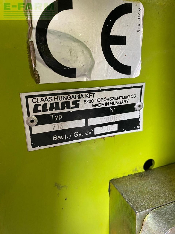 CLAAS vario 660 inkl. wagen - Жатка зерновая: фото 5 CLAAS vario 660 inkl. wagen - Жатка зерновая: фото 5