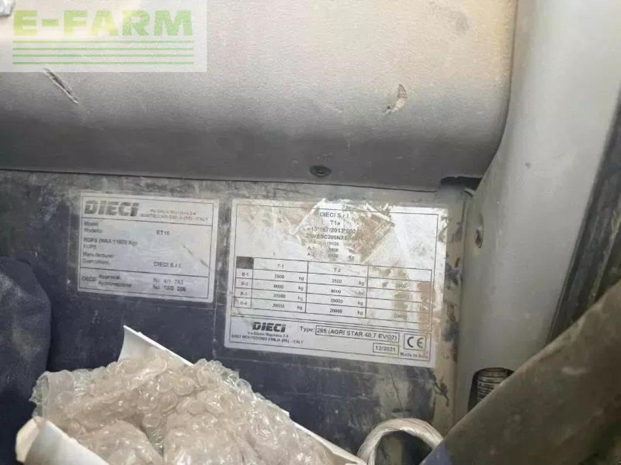 Dieci agristar 40.7 ev - Телескопический погрузчик: фото 5 Dieci agristar 40.7 ev - Телескопический погрузчик: фото 5