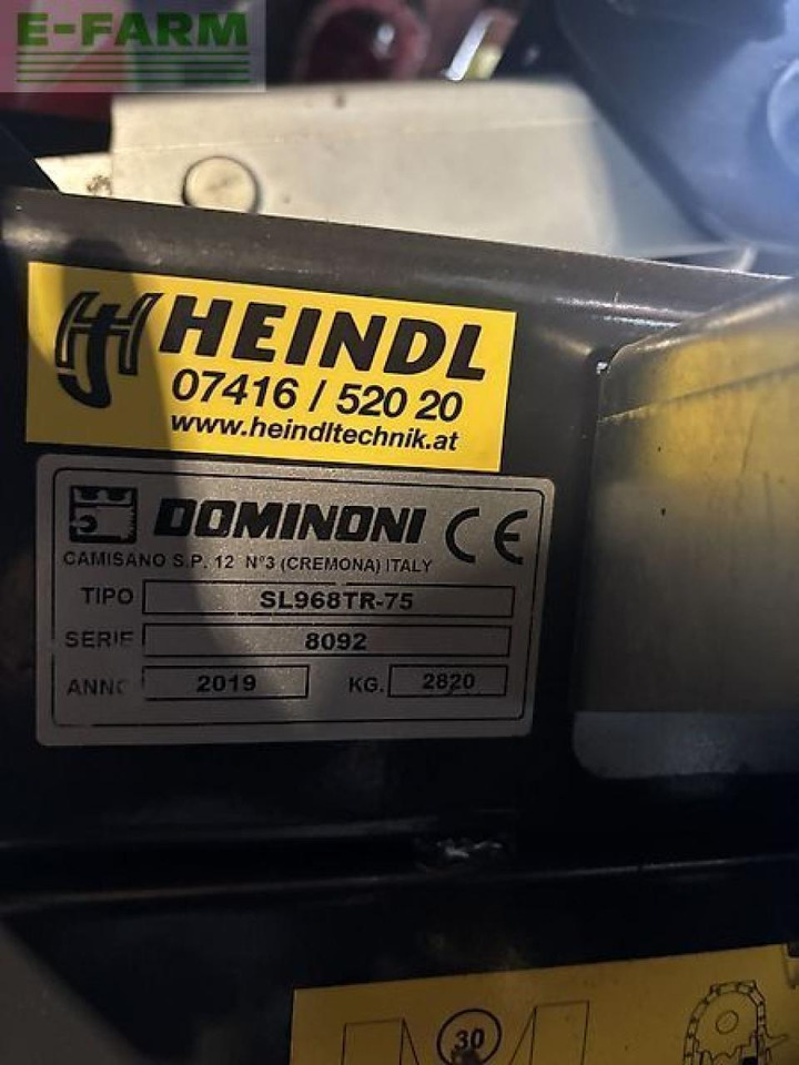 Dominoni sl968tr-75 - Оборудование для кормоуборочного комбайна: фото 4 Dominoni sl968tr-75 - Оборудование для кормоуборочного комбайна: фото 4