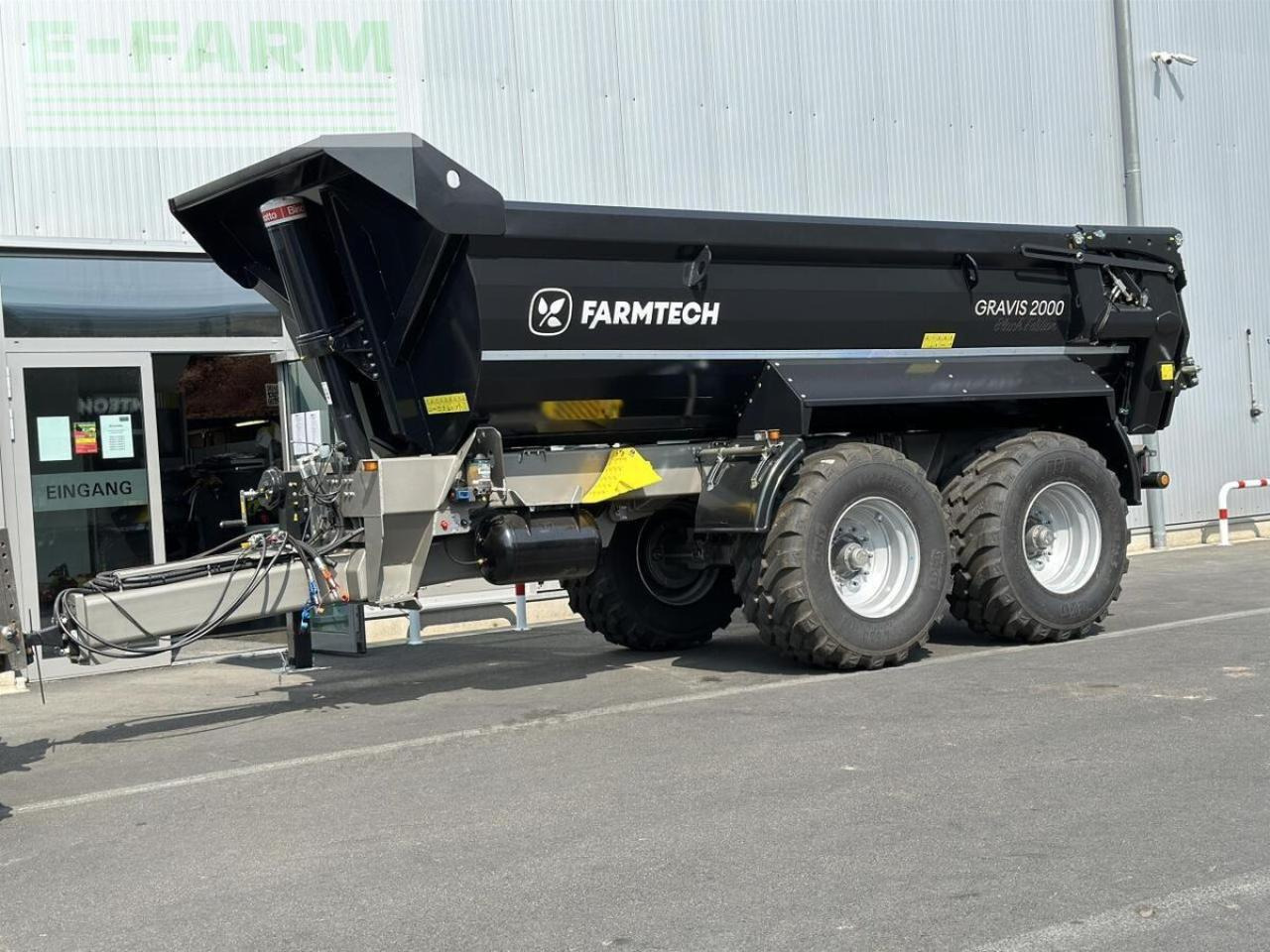 Farmtech gravis 2000 hardox black edition - Сельскохозяйственный прицеп-самосвал: фото 2 Farmtech gravis 2000 hardox black edition - Сельскохозяйственный прицеп-самосвал: фото 2