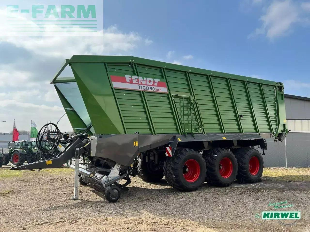 Fendt tigo 90 xr - Самозагружающийся прицеп: фото 2 Fendt tigo 90 xr - Самозагружающийся прицеп: фото 2