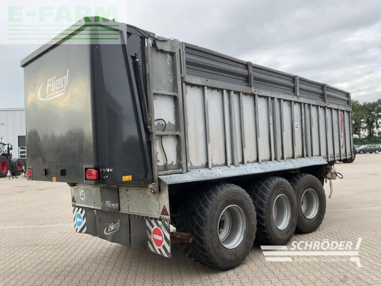 Fliegl asw 288 - Сельскохозяйственный прицеп-самосвал: фото 3 Fliegl asw 288 - Сельскохозяйственный прицеп-самосвал: фото 3