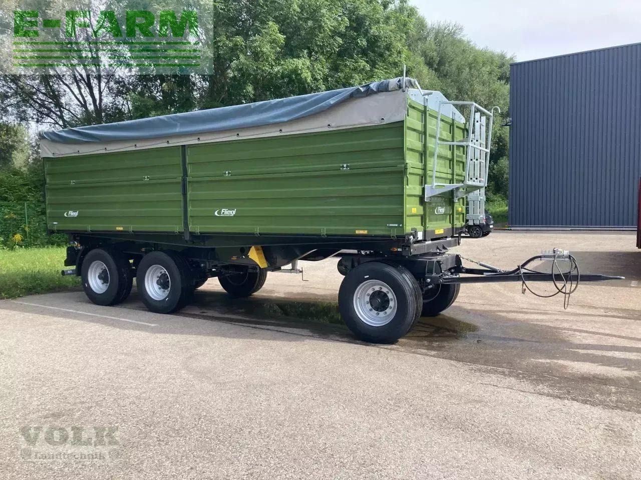 Fliegl ddk 240 / 7200 mm - Сельскохозяйственный прицеп-самосвал: фото 1 Fliegl ddk 240 / 7200 mm - Сельскохозяйственный прицеп-самосвал: фото 1