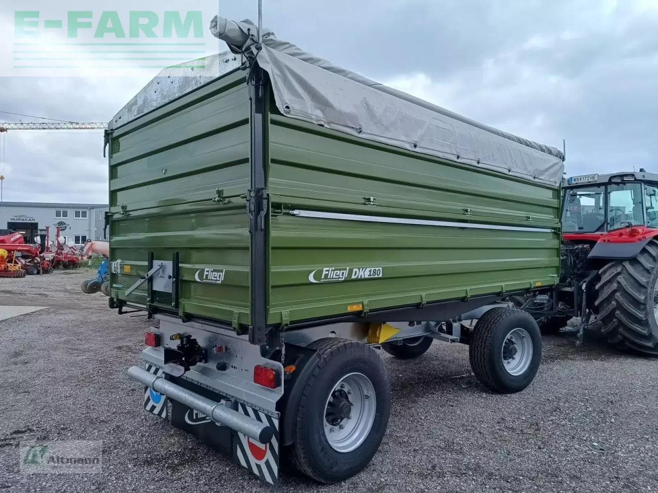 Fliegl dk180 maxum fox - Сельскохозяйственный прицеп-самосвал: фото 5 Fliegl dk180 maxum fox - Сельскохозяйственный прицеп-самосвал: фото 5