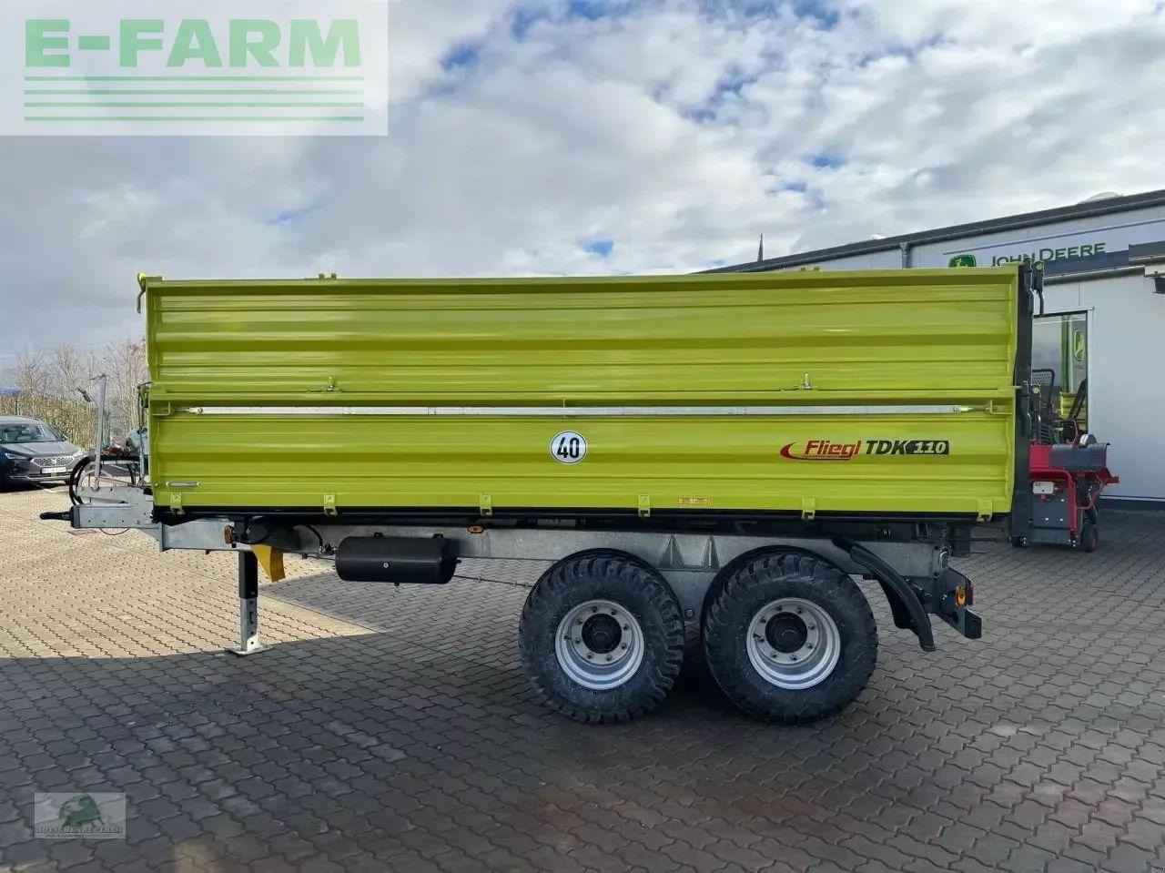 Fliegl tdk 110-88 - Сельскохозяйственный прицеп-самосвал: фото 2 Fliegl tdk 110-88 - Сельскохозяйственный прицеп-самосвал: фото 2