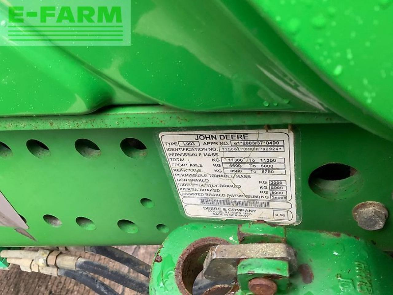 Трактор John Deere 6170m tractor (st24377): фото 14 Трактор John Deere 6170m tractor (st24377): фото 14