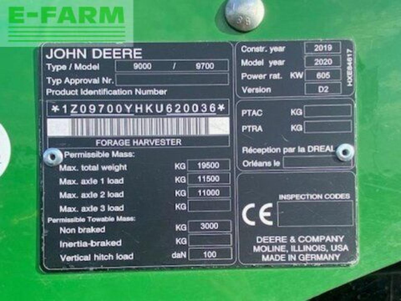 John Deere 9700i prodrive 40km/h - Кормоуборочный комбайн: фото 4 John Deere 9700i prodrive 40km/h - Кормоуборочный комбайн: фото 4