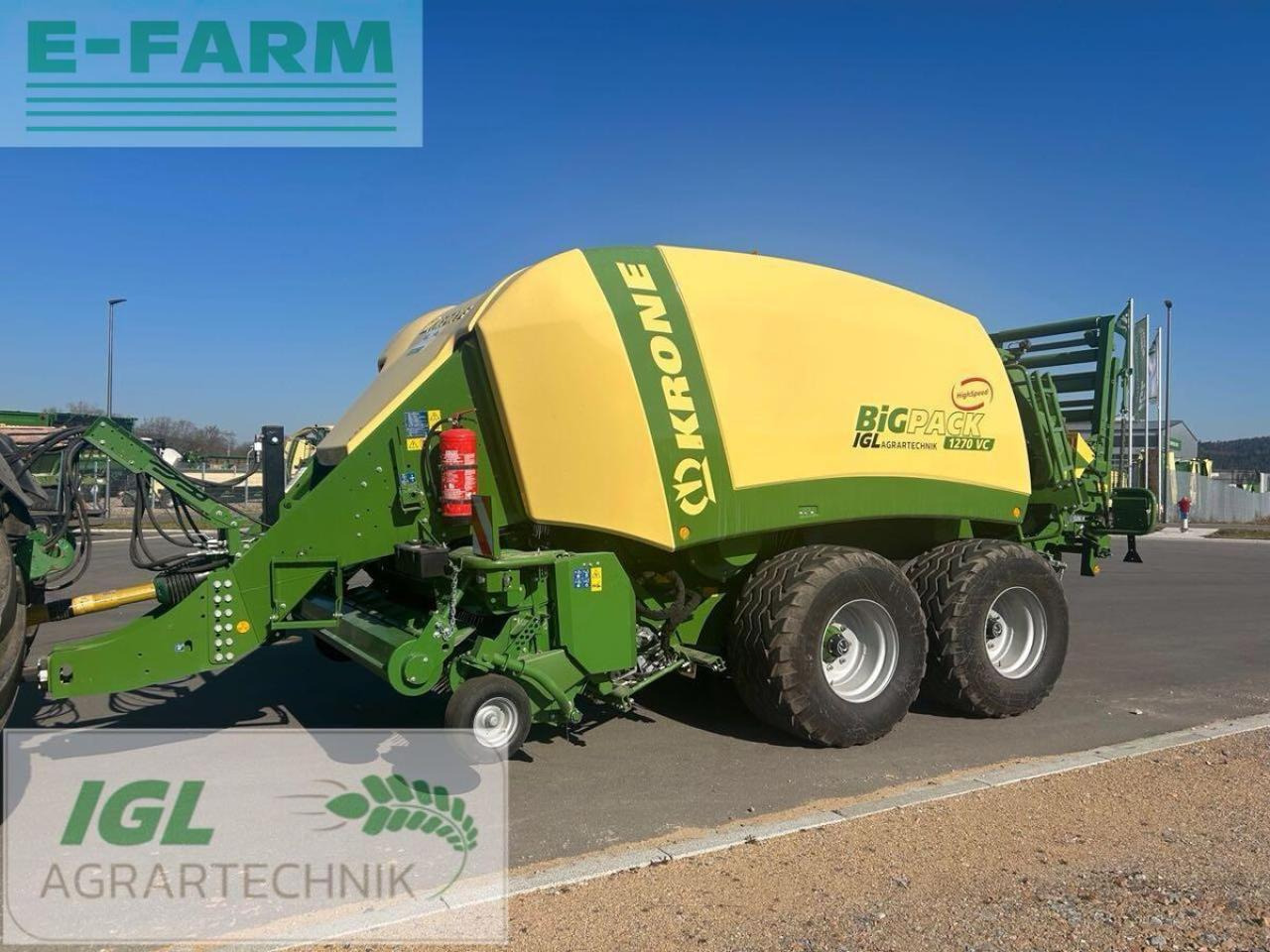 Krone big pack 1270 vc v-knoter - Пресс-подборщик тюковый: фото 1 Krone big pack 1270 vc v-knoter - Пресс-подборщик тюковый: фото 1