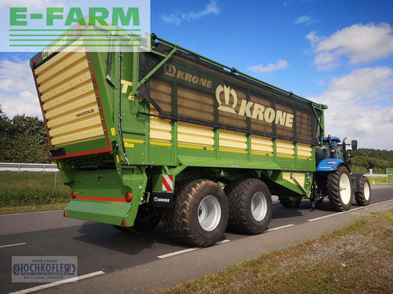 Krone tx 460 - Сельскохозяйственный прицеп-самосвал: фото 5 Krone tx 460 - Сельскохозяйственный прицеп-самосвал: фото 5